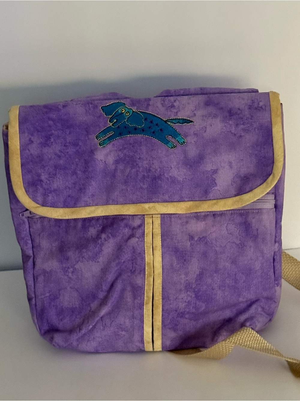 Custom made Batik fabric shoulder bag